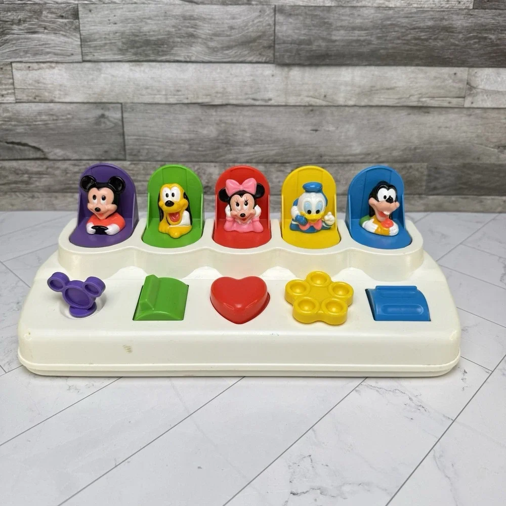 Vintage Disney Mattel Mickey Mouse and Friends Pop Up Surprise Toy